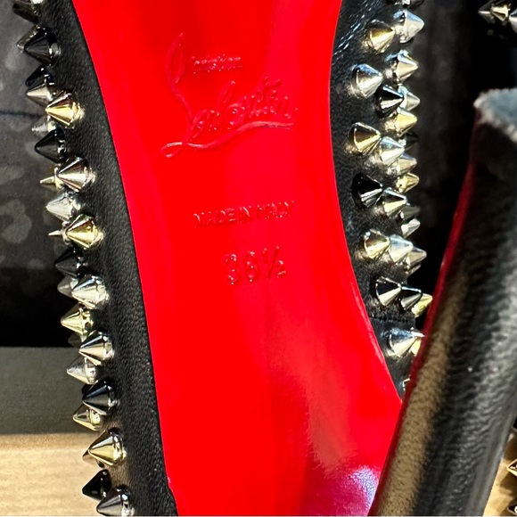 Christian Louboutin 100mm Mixed Color Spike Pigalle EU 38.5 - Picture 11 of 11